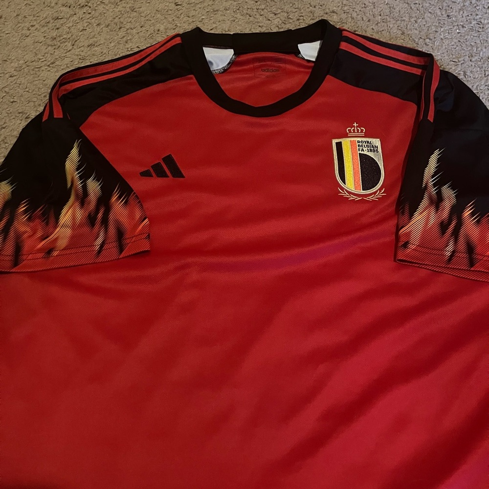 Belgium 2022 FIFA World Cup Adidas Soccer Jersey
